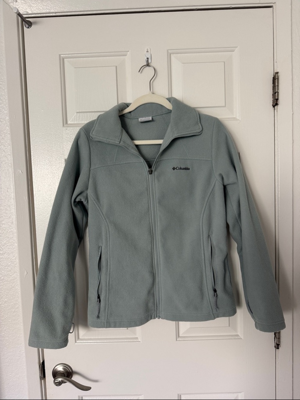 Columbia Women's Vintage Sage Green Full-Zip Fleece Jacket